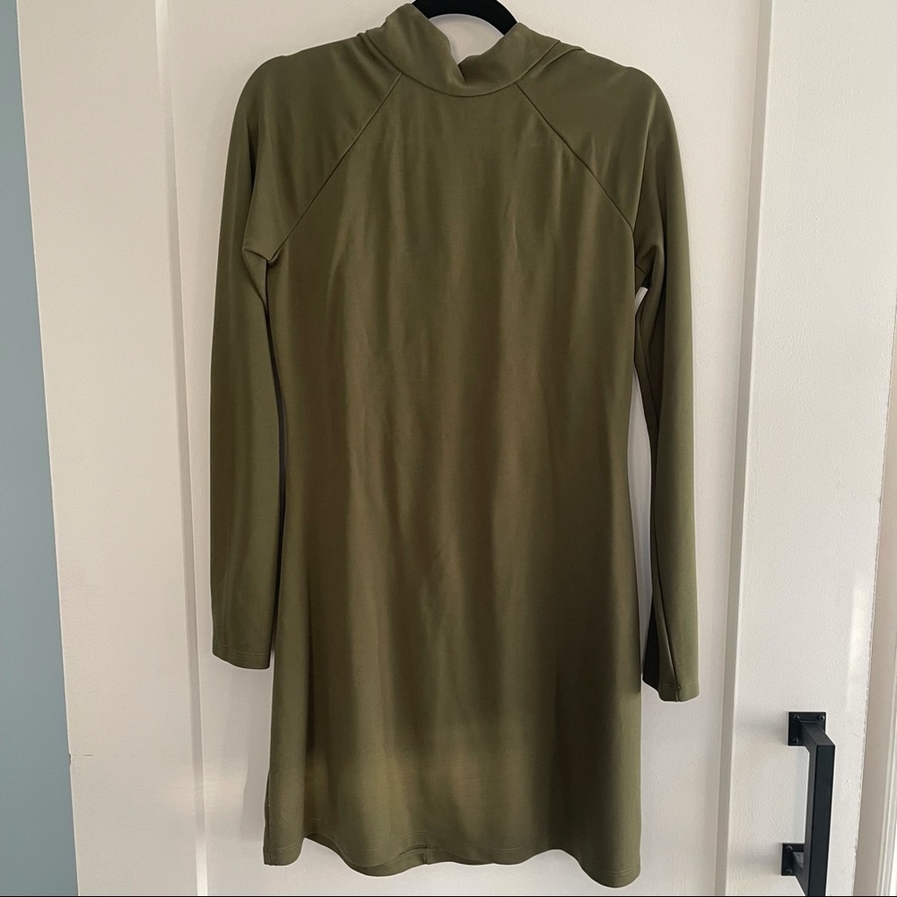 Fabletics Green Raquel Back Twist Dress